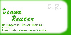 diana reuter business card